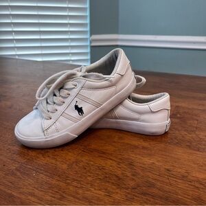 White Polo Sneakers with Logo kids size 12.5